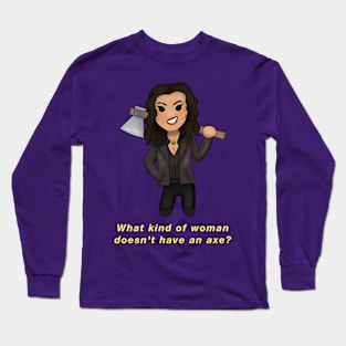 Rosa Diaz Chibi Quote Long Sleeve T-Shirt